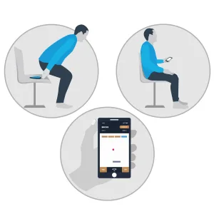 Boost: Men's Sit-On-Top Kegel Trainer for Pelvic Floor Exercise with Biofeedback | with Smartphone App for iOS and Android - Boost is easy to use