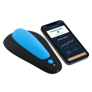 Boost: Men's Sit-On-Top Kegel Trainer for Pelvic Floor Exercise with Biofeedback | with Smartphone App for iOS and Android - kGoal Boost men