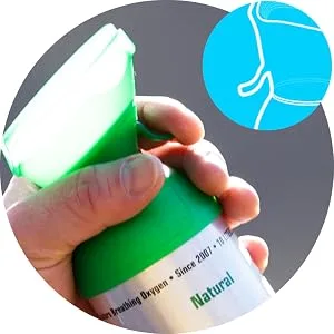 Boost Oxygen Canned 5-Liter Natural Oxygen Canister Bottle for High Altitudes, Athletes, and More, Peppermint (4 Pack) Peppermint 4 Count (Pack of 1) - boost-peppermint