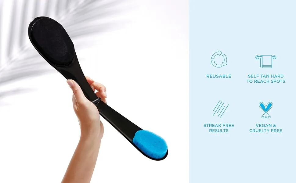 Bondi Sands Self-Tanning Back Applicator | Easy-to-Use Device Promotes Healthy, Glowing, Streak-Free Tan | Includes 1 Applicator and Spare Pads - Bondi Sands