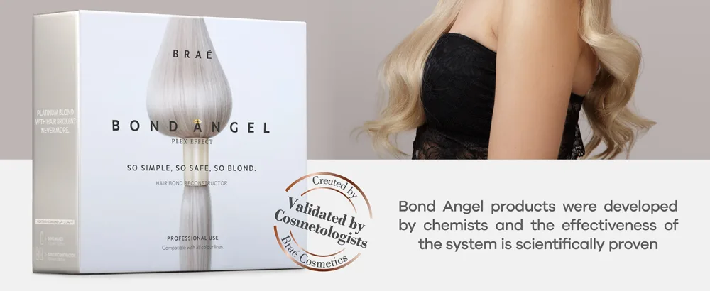 Bond Angel Plex Effect, Treatment Kit for Bleaching and Coloring protection for All Hair Types - Step 1, 2, 2 (3.38 fl. oz) - product information 6