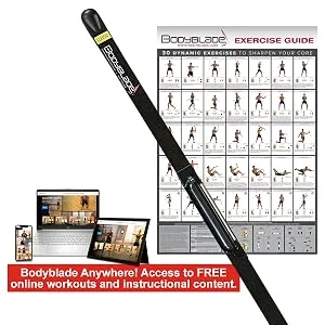 Bodyblade Classic Kit Black Standard - Bodyblade Classic, Classic, 48 inch