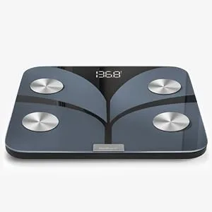 Body Fat Scale, WeGuard Body Weight Scale and Body Composition BMI Smart Scale, Bluetooth Digital Bathroom Scale with Heart Rate Tracker, 15 Measurements Analyze with Smartphone App, 396lbs - product information 3