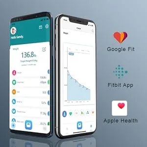 Body Fat Scale, WeGuard Body Weight Scale and Body Composition BMI Smart Scale, Bluetooth Digital Bathroom Scale with Heart Rate Tracker, 15 Measurements Analyze with Smartphone App, 396lbs - product information 8