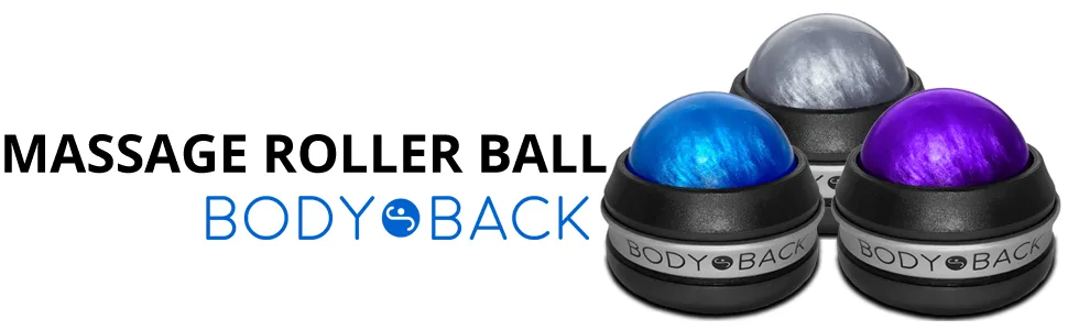Body Back Massage Roller Ball for Foot, Back, Shoulder, Neck, and Joint Relief, Massager, Self-Massager, Manual Lacrosse Ball in Easy to Use Handheld Grip, (Silver) 1-pack - SILVER - massager roller Ball