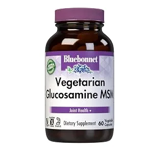 BlueBonnet Vegetarian Glucosamine Plus MSM Supplement, 120 Count ('743715011151) 120 Count (Pack of 1) - Vegetarian Glucosamine MSM