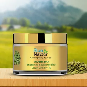 Blue Nectar Brightening and Radiance Eladi Cardamom Cream with SPF 30 (Women, 50 g) - spf cream