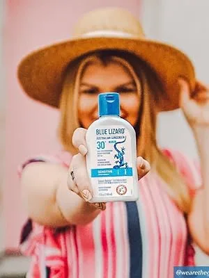 BLUE LIZARD Australian Sunscreen, Sensitive SPF 30+, 5-Ounce 5 Fl Oz (Pack of 1) - sensitive sunscreen