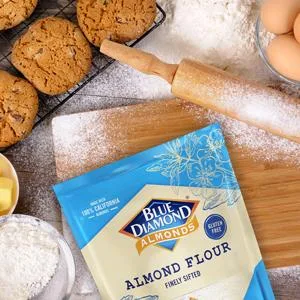 Blue Diamond Almonds, Raw Whole Natural, 16 Oz - almond flour baking