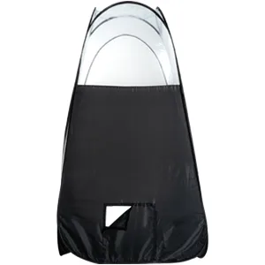Black Spray Tanning Tent Pop Up Portable Booth with Carry Bag - black tent