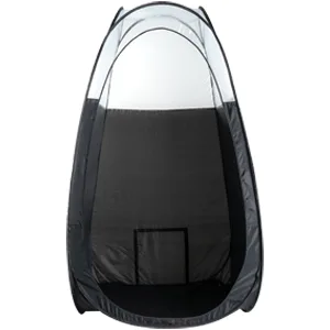 Black Spray Tanning Tent Pop Up Portable Booth with Carry Bag - Pop Up Tent