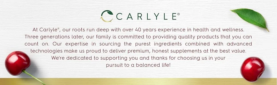 Black Cherry Extract Concentrate | 2800 mg | 240 Capsules | Non-GMO and Gluten Free Formula | Prunus Serotina Supplement | by Carlyle - Carlyle Nutritionals
