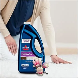 BISSELL, 17891 MultiSurface Floor Cleaning Formula-Crosswave and Spinwave (64 oz), 64 Ounce, 64 Fl Oz - Crosswave, spinwave, hardfloor, hard wood, wood floor, floor cleaner, mop
