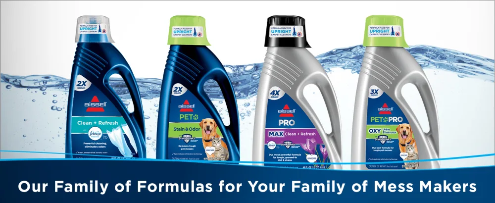 BISSELL Pro Max Clean + Refresh with Febreze Freshness Spring & Renewal Formula, 48 fluid Ounces. - spot and stain formula, carpet shampoo, carpet cleaner, carpet cleaner formula, stain remover