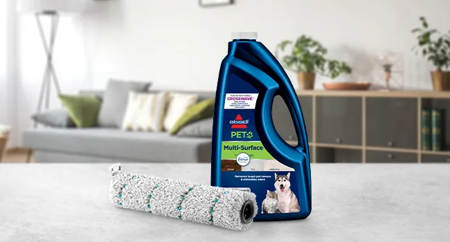 BISSELL Pet Multi-Surface Febreze Freshness for Crosswave and Spinwave (64 oz), 22951, 64 Ounce, 64 Fl Oz 64oz Multi-Surface Pet Cleaner - Fresh Scent