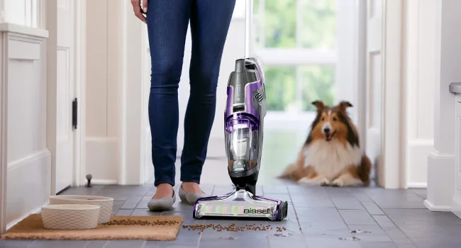 BISSELL Pet Multi-Surface Febreze Freshness for Crosswave and Spinwave (64 oz), 22951, 64 Ounce, 64 Fl Oz 64oz Multi-Surface Pet Cleaner - tackle tough messes