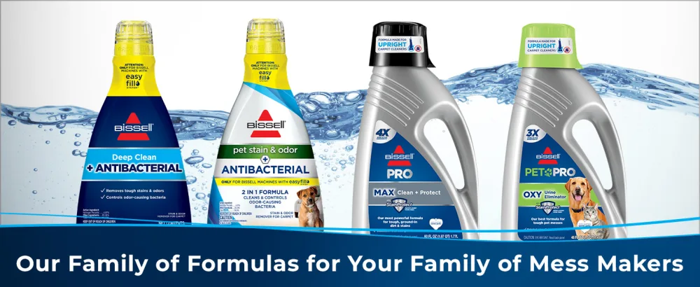 Bissell Antibacterial 2-in-1 Carpet Cleaner - upright deep cleaner formulas
