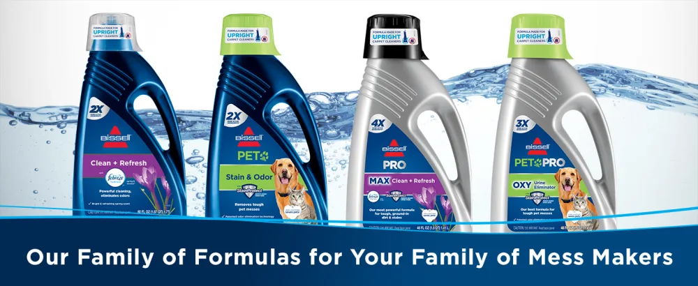Bissell 78H6B Deep Clean Pro 2X Deep Cleaning Concentrated Pro Max Formula, 48 ounces ProMax Formula - spot and stain formula, carpet shampoo, carpet cleaner, carpet cleaner formula, stain remover