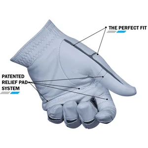 Bionic Gloves  Mens PerformanceGrip Pro Premium Golf Glove made from Long Lasting, Genuine Cabretta Leather Large Left - Motion Zones