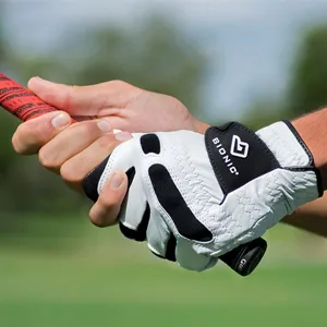 BIONIC Bionic Men's StableGrip Golf Glove, Left Hand, Cadet White Cadet Medium - Bionic stablegrip with naturalfit golf gloves premium leather lifestyle image