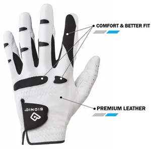 BIONIC Bionic Men's StableGrip Golf Glove, Left Hand, Cadet White Cadet Medium - Durability
