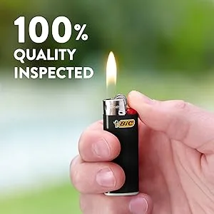 BIC Mini Lighter, Assorted Colors, Set of 8 Lighters - BIC Pocket Lighter Mini Claim 2