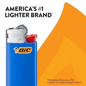 BIC Mini Lighter, Assorted Colors, Set of 8 Lighters - BIC Pocket Lighter Mini Claim 3