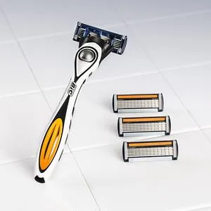 BIC Flex5 Hybrid 5 Blade Razor Refills, 4 Count 4 Count (Pack of 1) - bic flex 5 hybrid disposable razor with refills