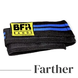 BFR BANDS Blood Flow Restriction Bands, Exercise Straps for Occlusion Training, Gym Workout & Weight Lifting, Resistance Bands Help Increase Muscle Mass in Women & Men Double Wrap - BFR Bands DoubleWrap Occlusion Training Resistance Bands