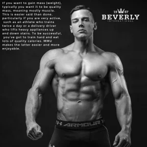 Beverly International Mass Maker Ultra Chocolate, 14 servings. Strongmen and mass monsters swear by this lean weight gainer. - product information 5