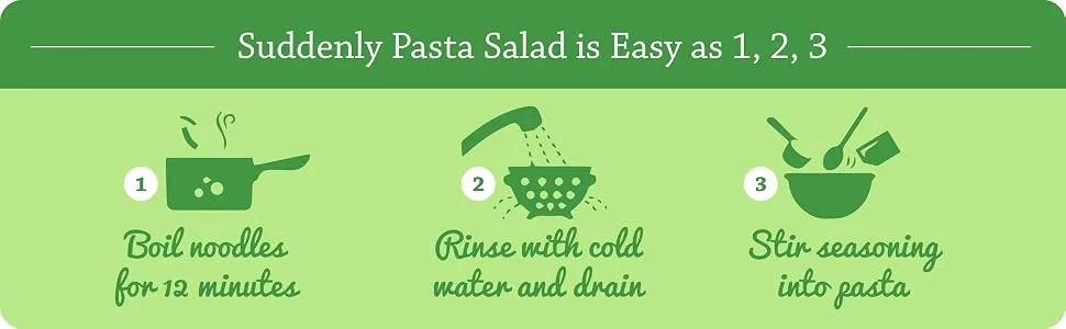 Betty Crocker Suddenly Pasta Salad, Classic, 7.75 oz - product information 2