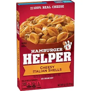 Betty Crocker Hamburger Helper, Cheesy Italian Shells Hamburger Helper, 6.1 oz - product information 2