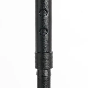 BeneCane Walking Cane for Men & Women Adjustable Cane with Offset Soft Cushioned Handle -Portable Lightweight Sturdy Mobility Walker Aid for Elderly, Seniors Collapsible Cane Black - tightening lock