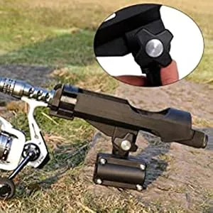 Bekith 2 Pack Adjustable Powerlock Rod Holder with Combo Mount, Black Finish - product information 3
