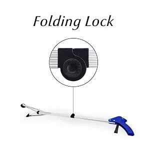 BeGrit 2 Pcs Reacher Grabber Suction Cup Grip Foldable Long Arm Reaching Claw Hand Grabber Trash Pickup Tool 2 Pack Reacher Grabber - pick up tool