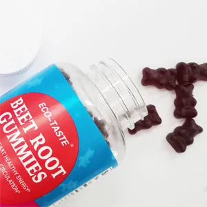 Beet Root Gummies, Strawberry Flavor, Formulated with Grape Seed Extract and Concentrated Beetroot, 90 Soft Chews - beetroot soft chew