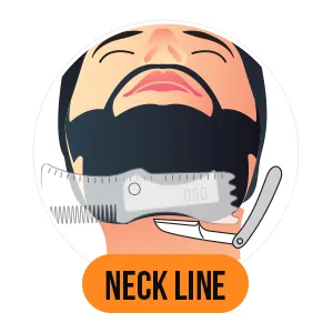 Beard Shaper Kit - Complete Shaping & Styling Tool - Transparent Adjustable Shaper, Razors, Barber Pencil - Beard Stencil Guide Template Outliner Many Styles for Perfect Line Up - follicle booster shaper tool