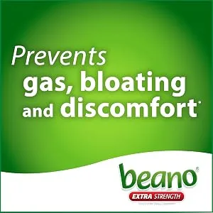beano To Go Gas Prevention | Bloating Relief | 12 Tablets To Go Tablets - Beano Extra Strength