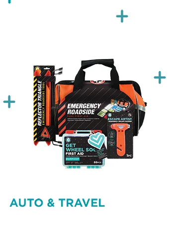 Be Smart Get Prepared 330 Piece First Aid Kit, All-Purpose - Auto 9/13