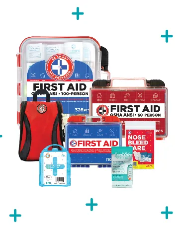 Be Smart Get Prepared 330 Piece First Aid Kit, All-Purpose - Group Shot