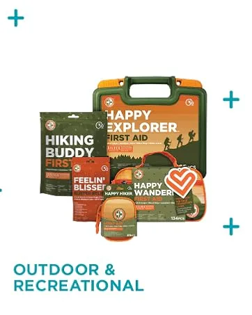 Be Smart Get Prepared 330 Piece First Aid Kit, All-Purpose - Outdoor