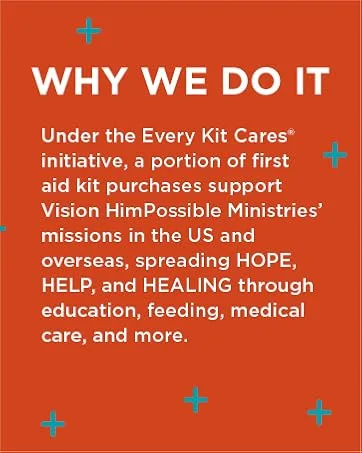 Be Smart Get Prepared 330 Piece First Aid Kit, All-Purpose - Why We Do It