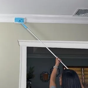 Baseboard Buddy  Baseboard & Molding Cleaning Tool! Includes 1 Baseboard Buddy and 3 Reusable Cleaning Pads, As Seen on TV - Reach High