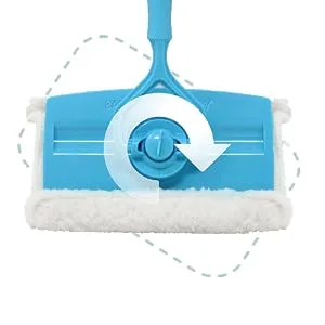 Baseboard Buddy  Baseboard & Molding Cleaning Tool! Includes 1 Baseboard Buddy and 3 Reusable Cleaning Pads, As Seen on TV - Swivel