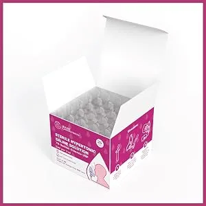 Base Labs 7% Hypertonic Saline Solution for Nebulizer Machine | Sterile Saline Solution for Inhalation| Helps with Respiratory Treatments, Clears Lungs, Mucus & Congestion l 25 Vials 5ml Unit Dose - saline solutionne gel