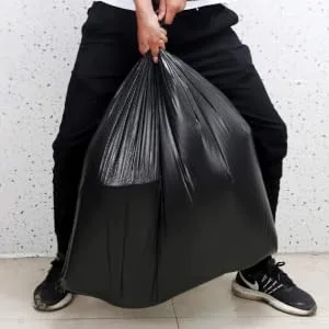 VICASKY Thicken Rubbish Bag 20pcs Garbage Trash Home Rubbish Disposable for Flat Bags Bag Large Household Thickening - product information 1