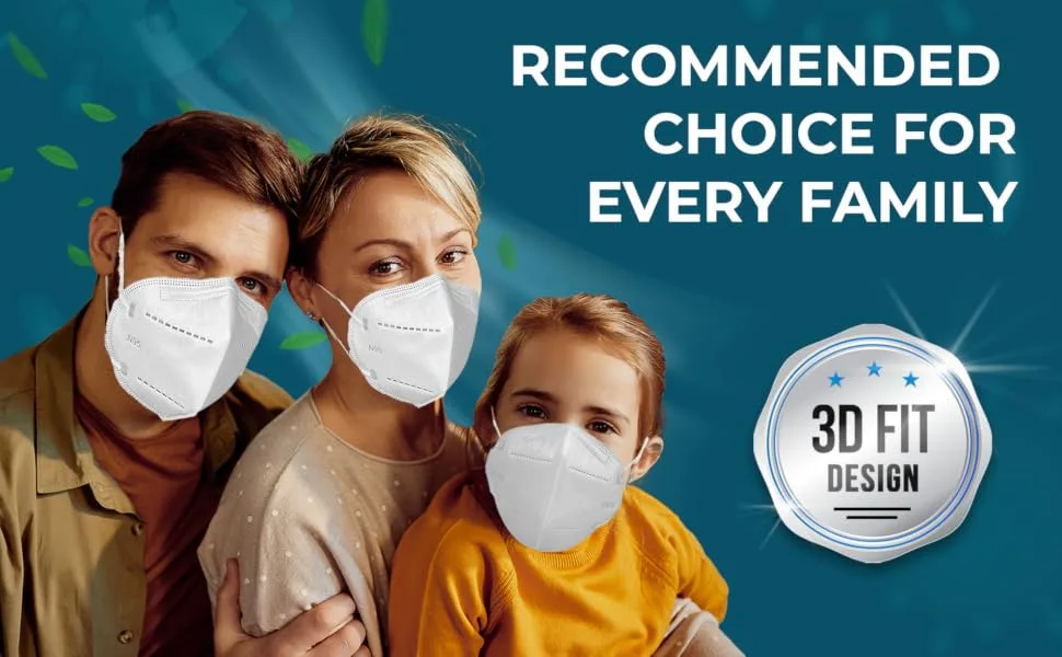  20 PACK 5-Ply Disposable Face Mask - Premium Material and Comfortable Fit for Safe and Effective Wear - Disposable Mask