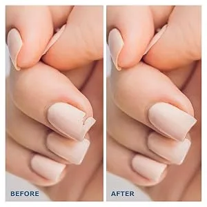 Barielle One Step Nail Mender .47 oz. - Repairs Split, Chipped and Damaged Nails - before After