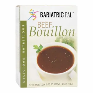 BariatricPal Protein Soup - Cream of Tomato (1-Pack) 7 Count (Pack of 1) - Beef Bouillon