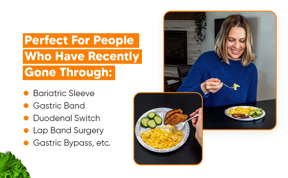 Bariatric Portion Control Plate (2 Pack) - portioncontrol